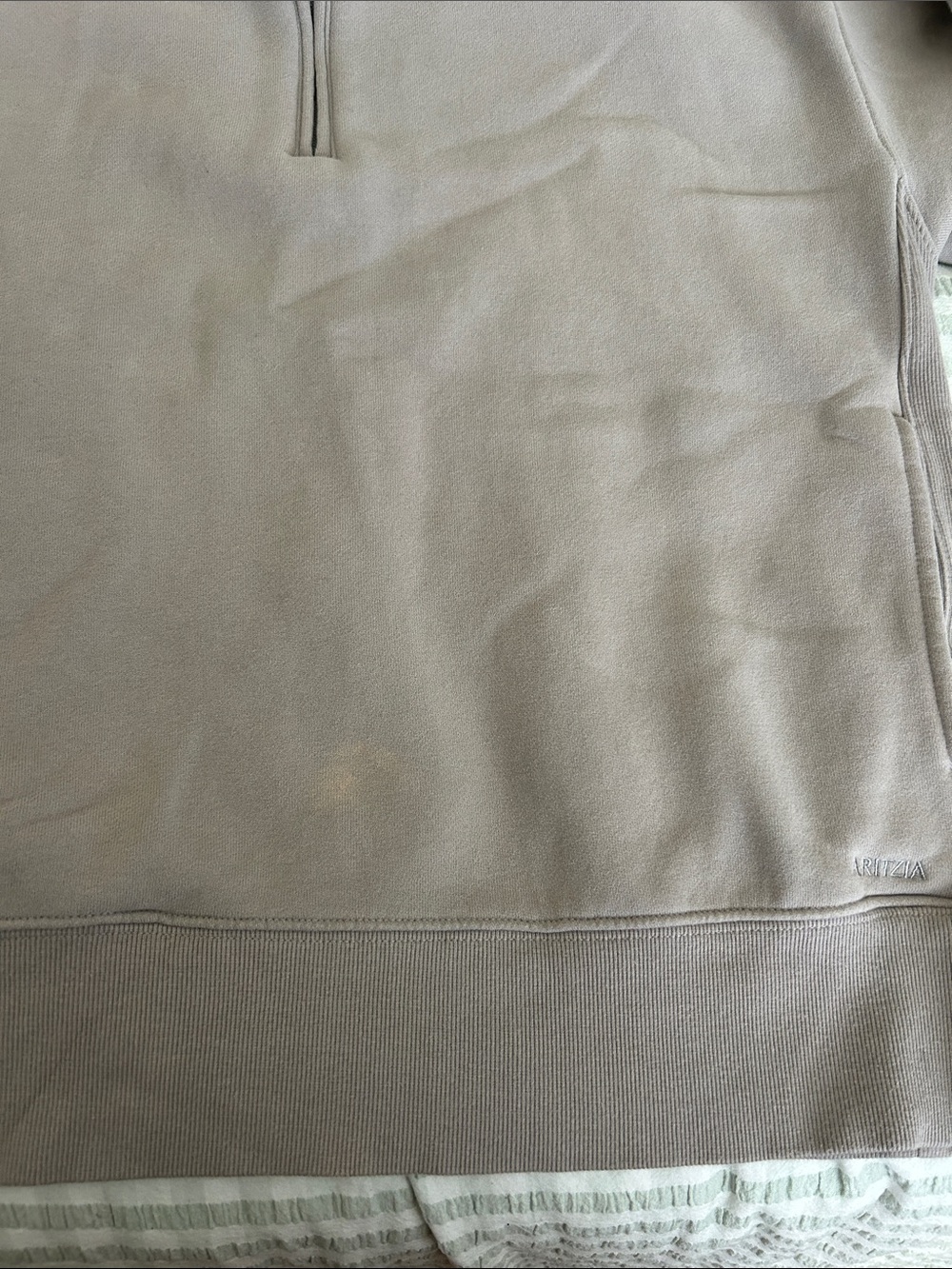 Aritzia Boyfriend Quarter Zip - Picture 4 of 5